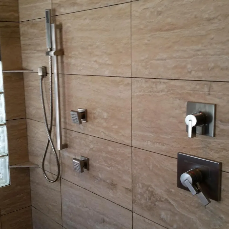 Shower fixture installation for Water Heater Replacement in Mobile